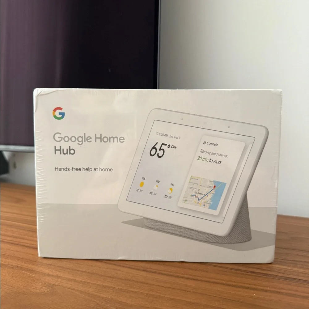 Google White Tablet with Smart Display